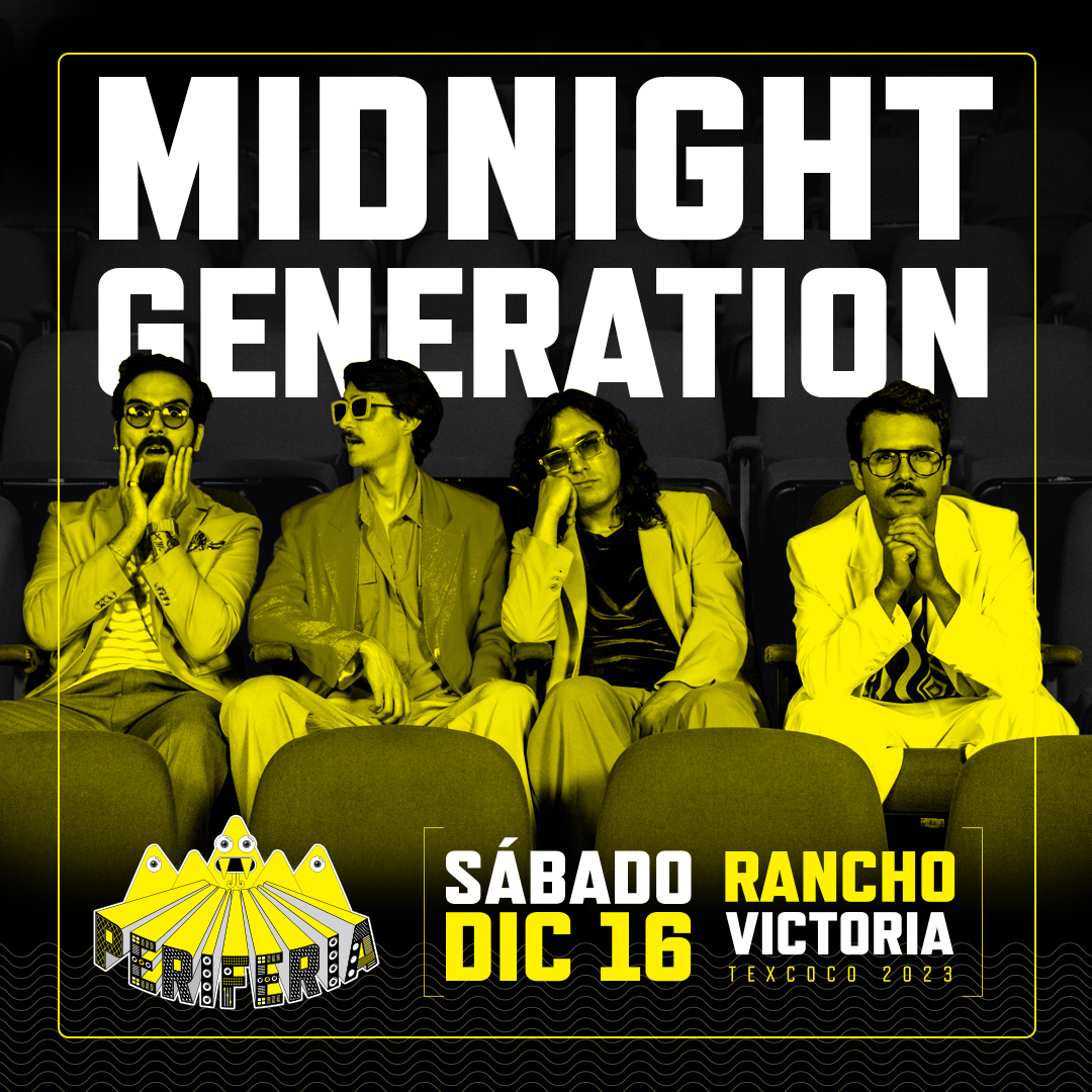 ¿Están listos para funkear?  

Sintetizadores y colores serán el marco perfecto para que disfrutes de Midnight Generation en la primera edición del Festival Periferia ✨🤯

#Periferia2023 
#Texcoco