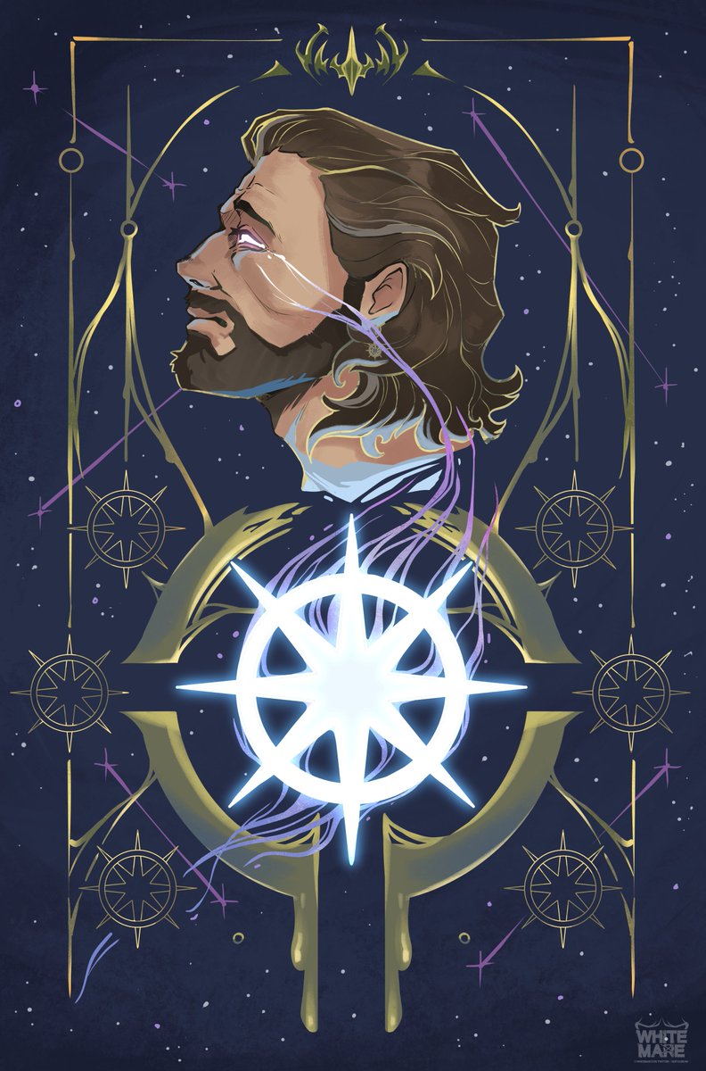 Whitemar3's tweet photo. 💫 The tragedy of a mortal 💫

#Gale #galeofwaterdeep #bg3 #baldursgate3fanart #BaldurGate3 https://t.co/SsODi0pqq0