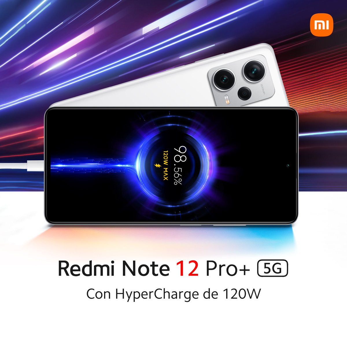 XiaomiChile's tweet photo. ¿Problemas con tu #Smartphone?📱👀 ¡Que no te pille desprevenido! El #RedmiNote12ProPlus5G está en oferta esperándote junto a su carga rápida #HyperCharge120W🔋 para que nada detenga tu contenido😎📱 https://t.co/uoyHRMd4qV