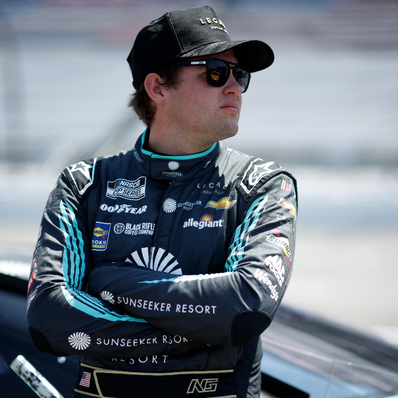 NASCAR's tweet photo. NEWS: Noah Gragson has been reinstated by NASCAR and is eligible to return to all NASCAR activity.