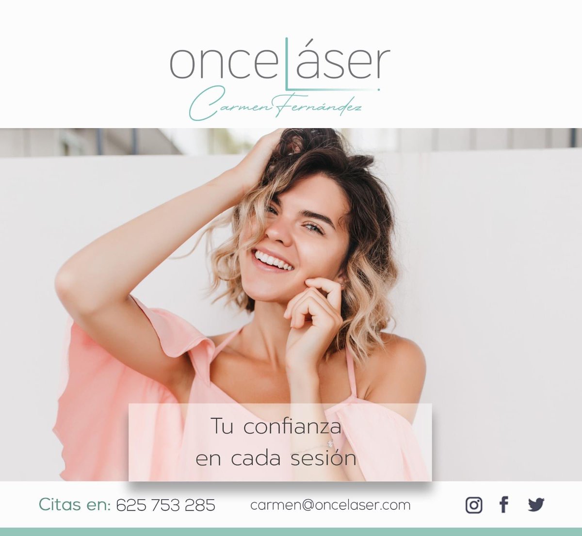LaserOnce's tweet photo. La confianza es la base de nuestra filosofía. En cada sesión, te ofrecemos calidad, transparencia y resultados. Este otoño, confía en nosotros para tu depilación láser.
📞 Llama sin compromiso: 625 75 32 85 (tfno/whatssap)
#oncelaser #unasesioncada3meses #laserdiodoLightSheer https://t.co/KzWy8ZMzN4