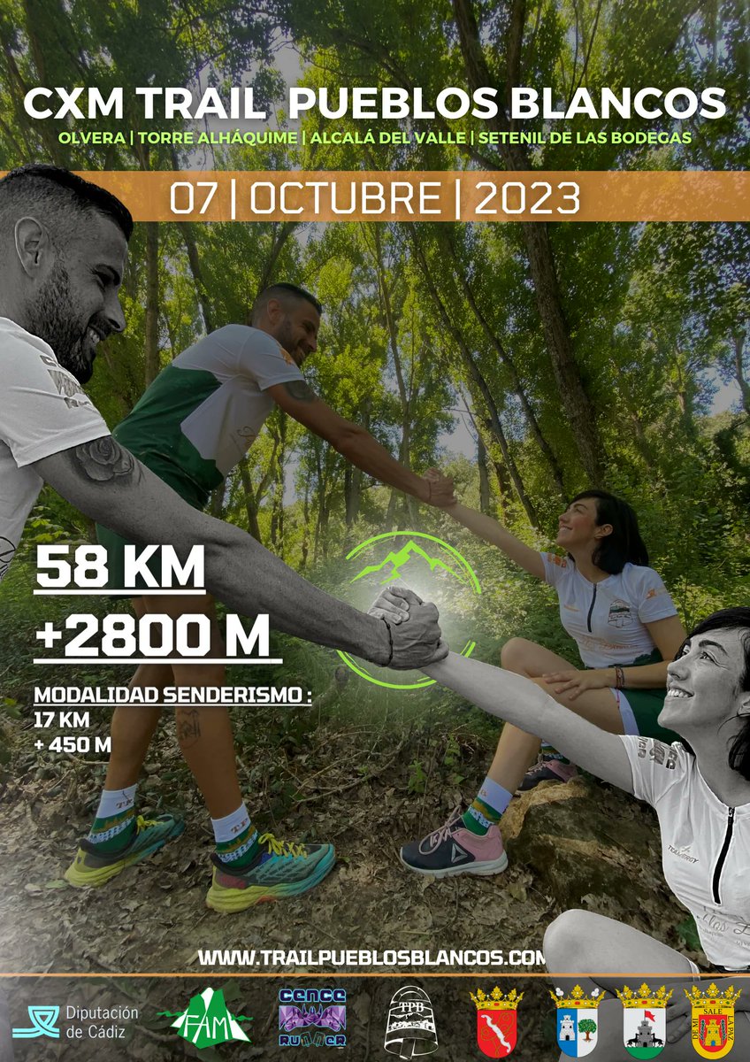 FAMCadiz's tweet photo. Queda poco menos de un mes (sábado 7 de octubre de 2023) para que finalice la 1ª Liga de Maratones de Montaña de la provincia de Cádiz. Tenéis más información en el siguiente enlace:

https://t.co/YNVx04mcTt https://t.co/CXWYCgHV57