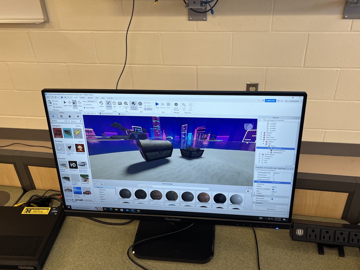 hilltopspartan's tweet photo. This year our Computer Science Department launched a Game Design and Development course! Our Ss are really enjoying the course and our eSports program! #MontourProud https://t.co/COXknSCcwq