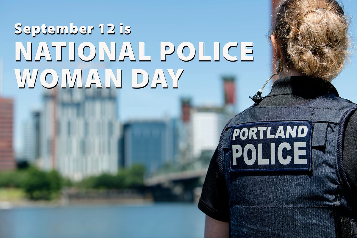 👮‍♀️👏 On #NationalPoliceWomanDay, we proudly honor and celebrate the incredible women within our ranks who exemplify courage, resilience  and dedication to serving our community. To join them visit joinportlandpolice.com