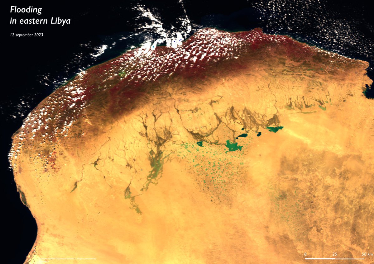 #Derna, a Libyan city of 100k, may have lost 15k souls amid an unprecedented flash flood over the weekend. 

It’d be wonderful if <a href="/elonmusk/">Elon Musk</a> deployed <a href="/Starlink/">Starlink</a> coverage over the tragedy-stricken area to help #Libyans &amp; international aid workers face this climate-change disaster.