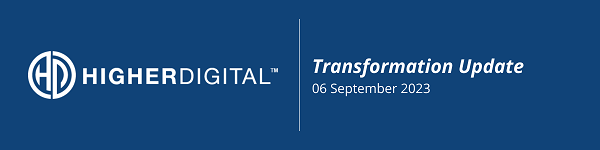 higherdigitallc's tweet photo. In our latest Transformation Update, you can learn how to empower digital stakeholders and how to "humanize" digital transformation by elevating student voices. 

To receive these insights sooner, register for upcoming issues here: https://t.co/zQ5K6ZI3hG https://t.co/mJht9A2jws