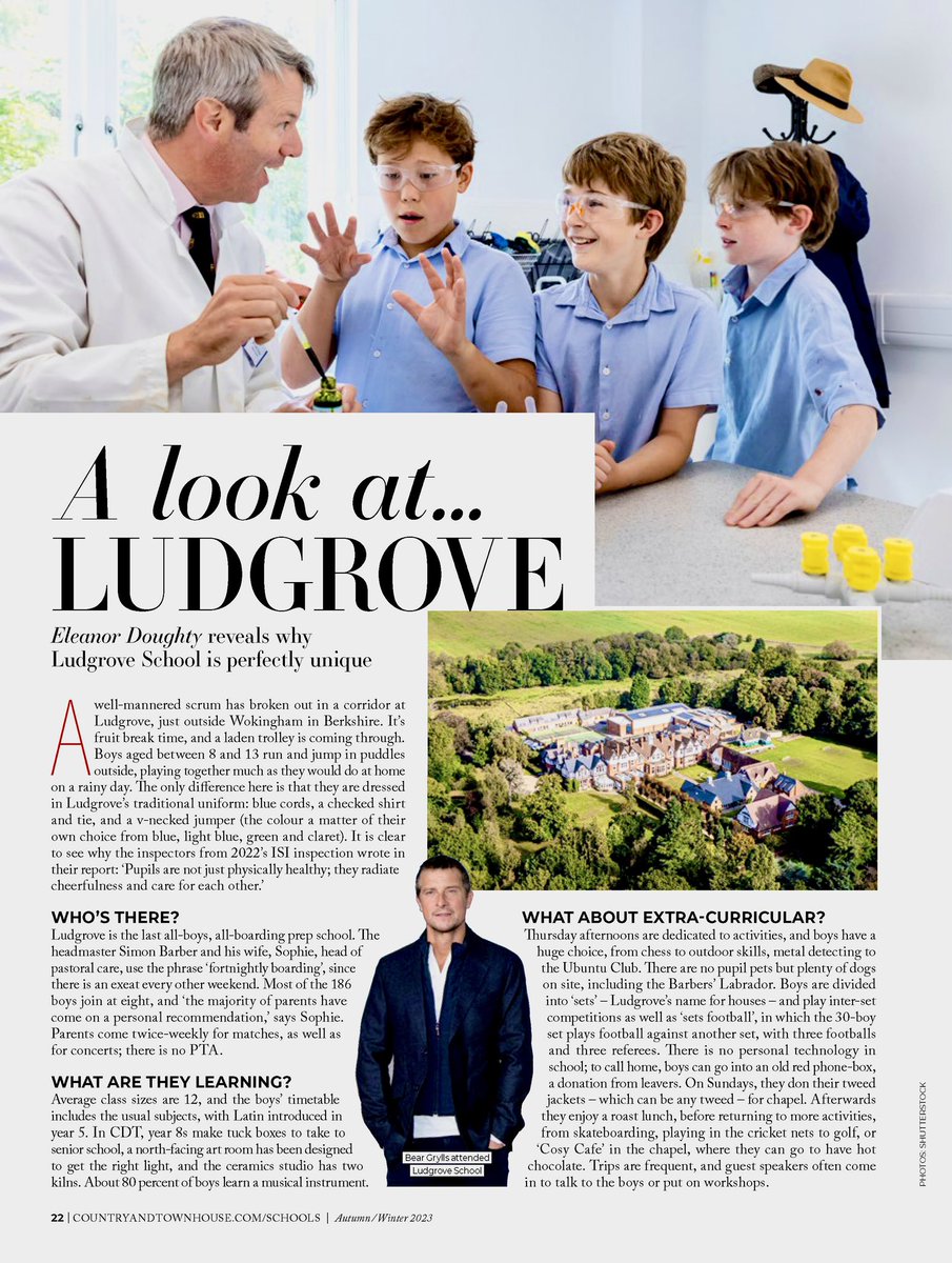 _Ludgrove's tweet image. “The Barbers' Ludgrove is as close to home as school can get”. Thank you @School_HouseM for such an in depth feature in the Autumn/Winter edition that highlights what makes @_Ludgrove “perfectly unique” as a prep school. #schoolhouse #homefromhome #loveboarding #prepschoollife