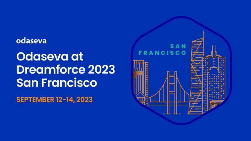 vdelamarre's tweet photo. Dreamforce, we are here! Kick off Day 1 with Odaseva: 
🔵 Visit us at Booth #1503 in Moscone South
🔵 Catch CEO Sovan Bin's session at 3:30
🔵 Attend our Lunch N' Learns &amp; Coffee Connects
👇 Get details on all the Odaseva #DF23 activities here:  https://t.co/HmtqfryjzV https://t.co/X8MUQl9xDj