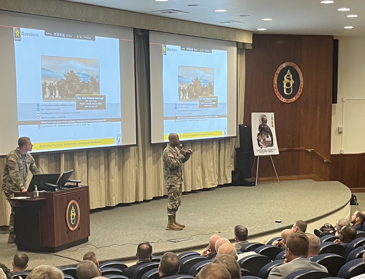 Thanks to GEN Charles Hamilton, CG @ArmyMateriel, for serving as the #ContestedLogistics Industry Week first keynote speaker! 

#CASCOMIndustryWeek2023 #ContestedLogistics #SupportStartsHere #BeAllYouCanBe