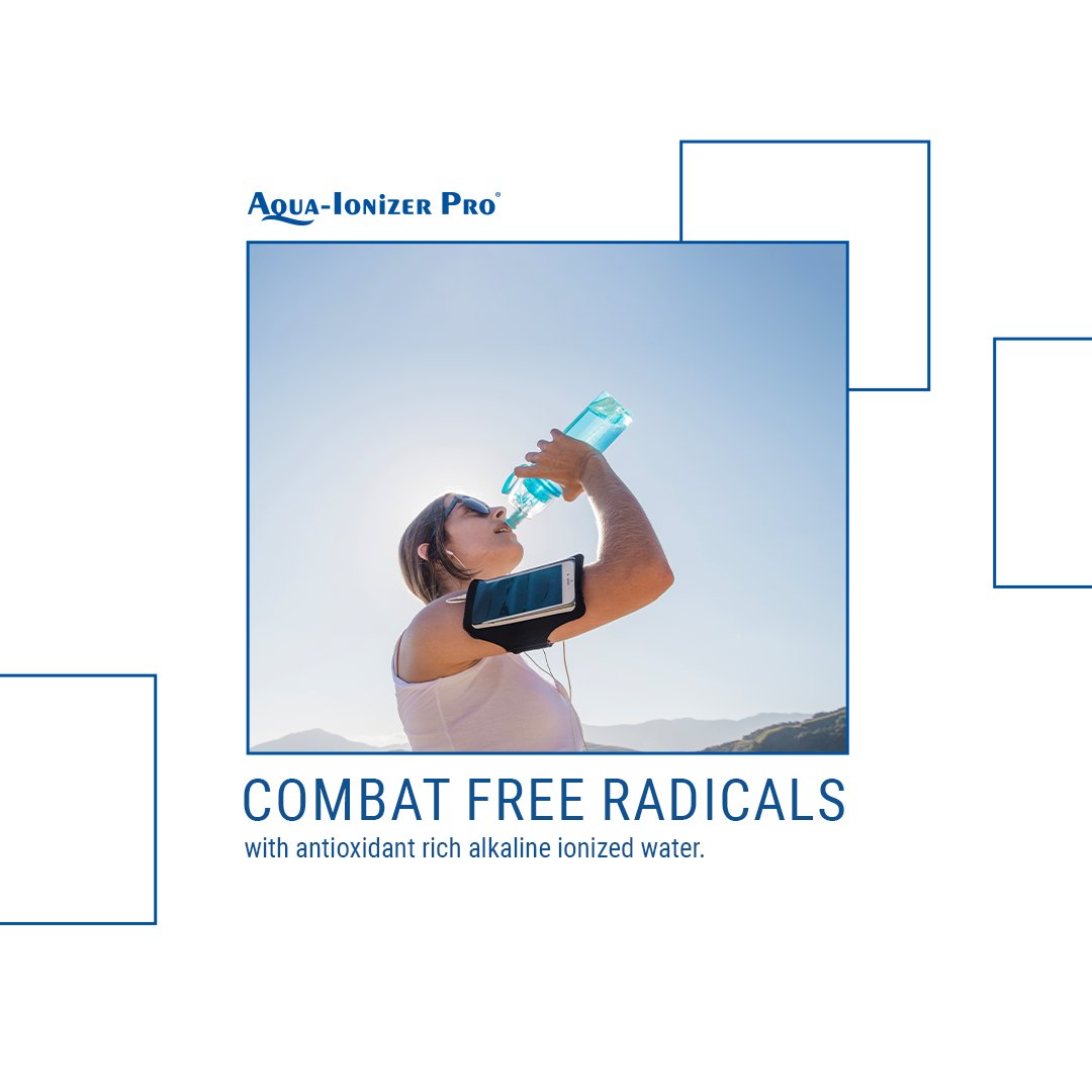 AquaIonizerPro's tweet photo. Did you know that free radicals cause damage to our cells and contribute to numerous health-related issues? Combat free radicals with alkaline ionized water! 💪💧 https://t.co/AnRDSENcY5
