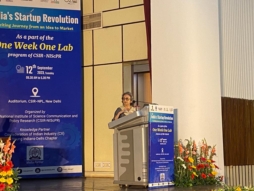 Experts of the session of Day 2 of One Week One Lab Program <a href="/CSIR_NIScPR/">CSIR-NIScPR</a> today, Dr Poyni Bhatt, CEO, Society for Innovation &amp; Entrepreneurship, <a href="/iitbombay/">IIT Bombay</a> and Mr Alok Pandey, Founder &amp; CEO, iTech Group, shared their experiences.

<a href="/CSIR_IND/">CSIR, India</a>