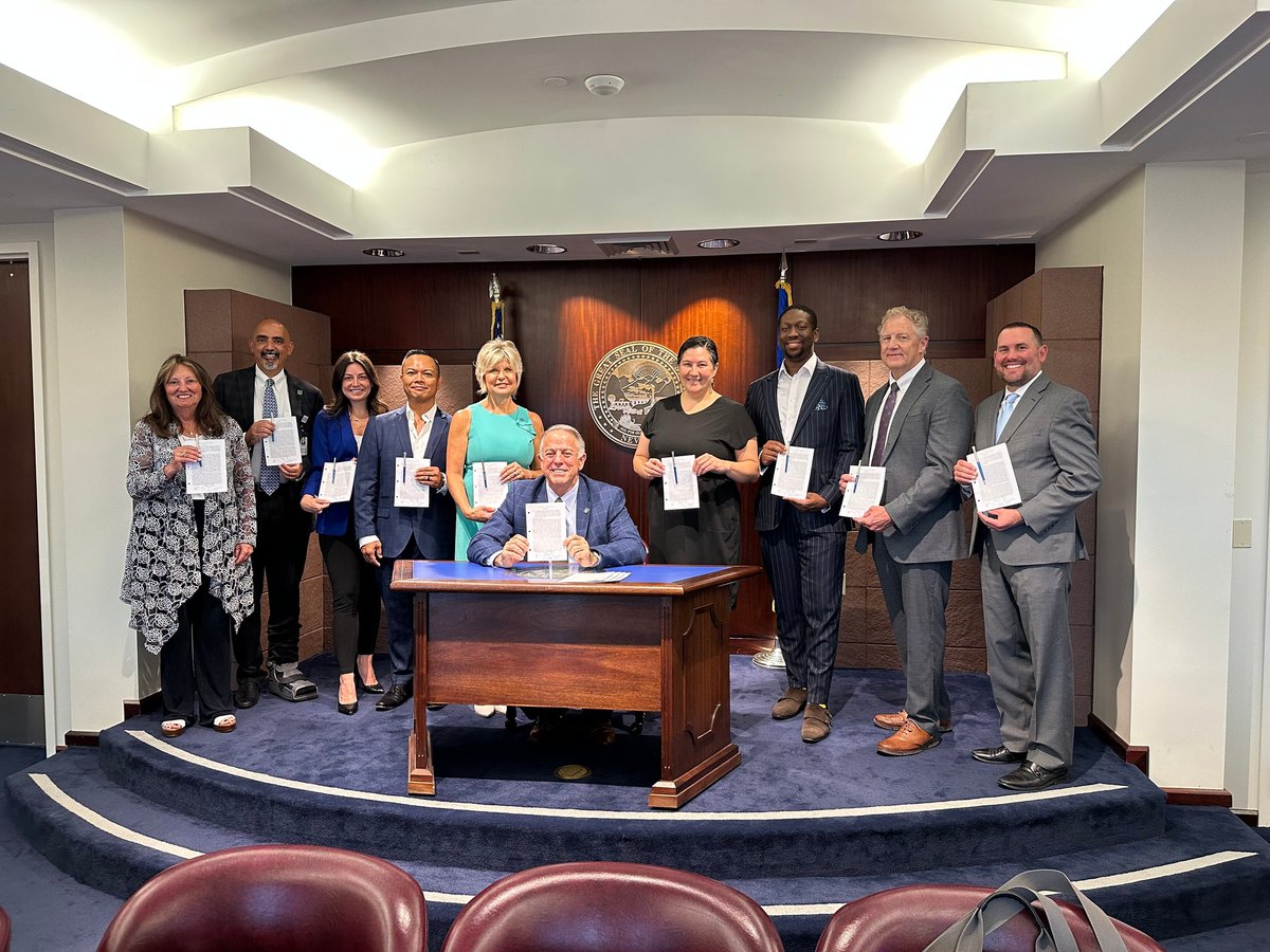 NVDonor's tweet photo. Our team is constantly working to increase access to transplantation. As a direct result of those efforts during the 82nd Legislative session, six additional lives have been saved since July 1, 2023. Thanks to Governor @JosephMLombardo & Senator @rochellenguyen for your dedication to @NVDonor’s mission to save & heal lives through donation! #DonateLife #NevadaLeg #WeAreNevadans #NevadaStrong