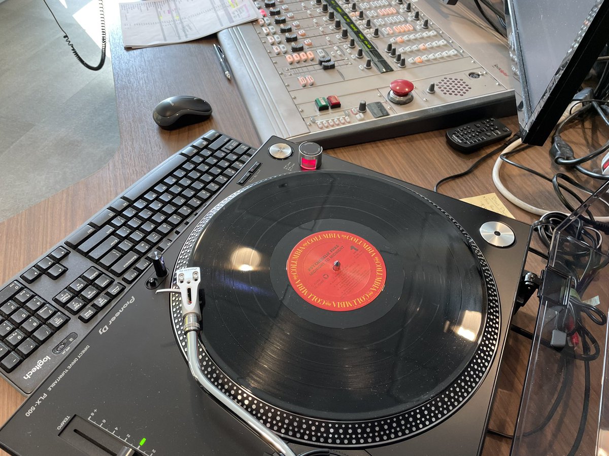 X96todd's tweet image. @pfurs on Todd’s Turntable at 3:00 on @X96! #vinyl #turntable #classicalternative