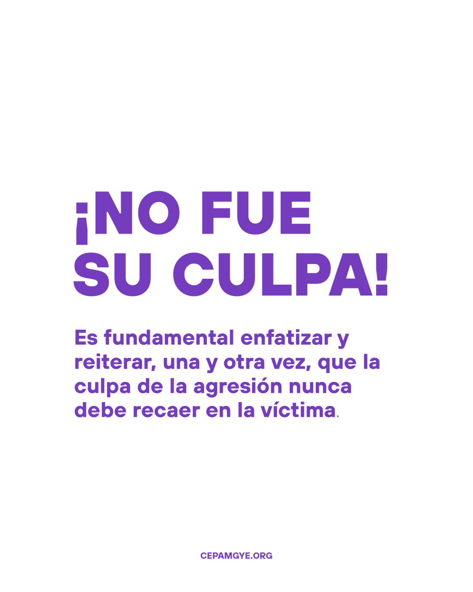CepamGuayaquil's tweet photo. 📢 ¡NO FUE SU CULPA! https://t.co/PiiNd0JKUX