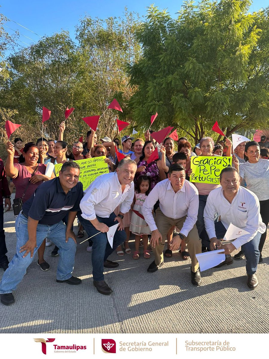 SubsecretariaT's tweet photo. Agradecemos en su gestión al Diputado Pepe Braña que nos acompañó a este evento.
📍Colonias beneficiadas en esta nueva Ruta del Bienestar:
- Vamos Tamaulipas 
- La Estrella 
- La Peregrina
- Las Enfermeras
En Tamaulipas “Claro que se puede”
#SecretariaGeneralDeGobiernoTamaulipas https://t.co/hFdNbyHXc5