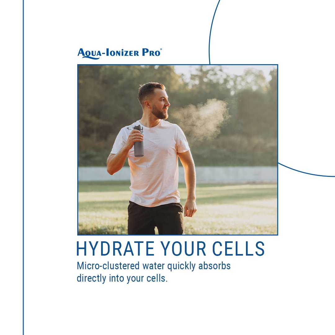 AquaIonizerPro's tweet photo. Alkaline ionized water increases hydration, metabolism, and skin health. 💧💪 https://t.co/vFzzsfFkNd