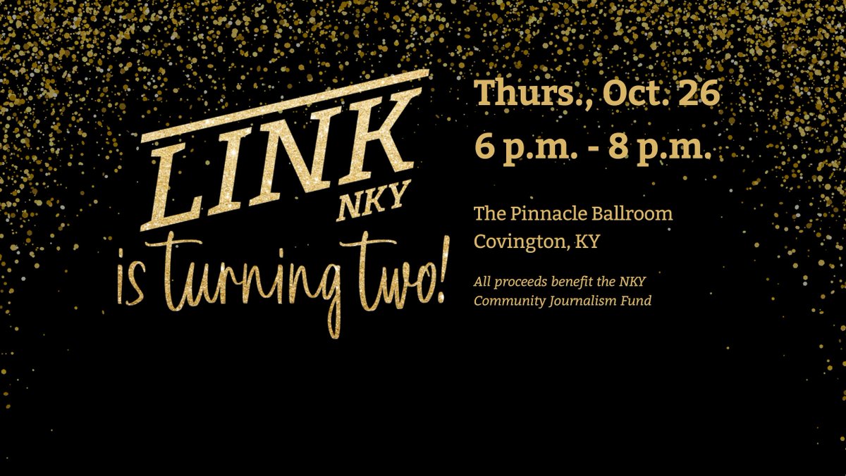 Celebrate local #journalism in #nky 🎂 <a href="/Linknky/">LINK nky</a> is turning two! Kick off the party with us and help raise $$ for the NKY Community Journalism Fund so our hardworking journalists can keep doing what they're doing for NKY. ❤️#kentucky #news 

Details: tinyurl.com/LINKturns2Oct26