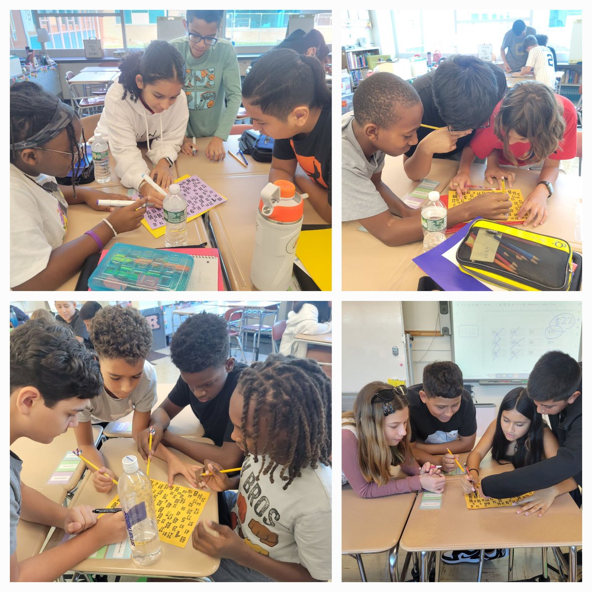 7W_BMS's tweet photo. Learning how to work in groups in math. @saravdwerf @BengalsMathBiz @MrsSconfienza @07003bmsbengals @07003schools #7W #100numbers https://t.co/pPZDucG3yJ