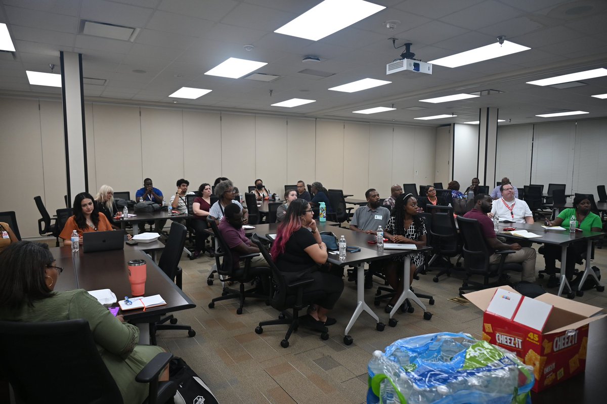 AldineCTE's tweet photo. Meeting now with DOI and new CTE teachers. Giving them the tools they need for a successful school year. @OOT_AldineISD #GameOn23 #AldineConectado #MyAldine #AldineRising @adbustil @EducatorMar10 https://t.co/IXSGoELtth