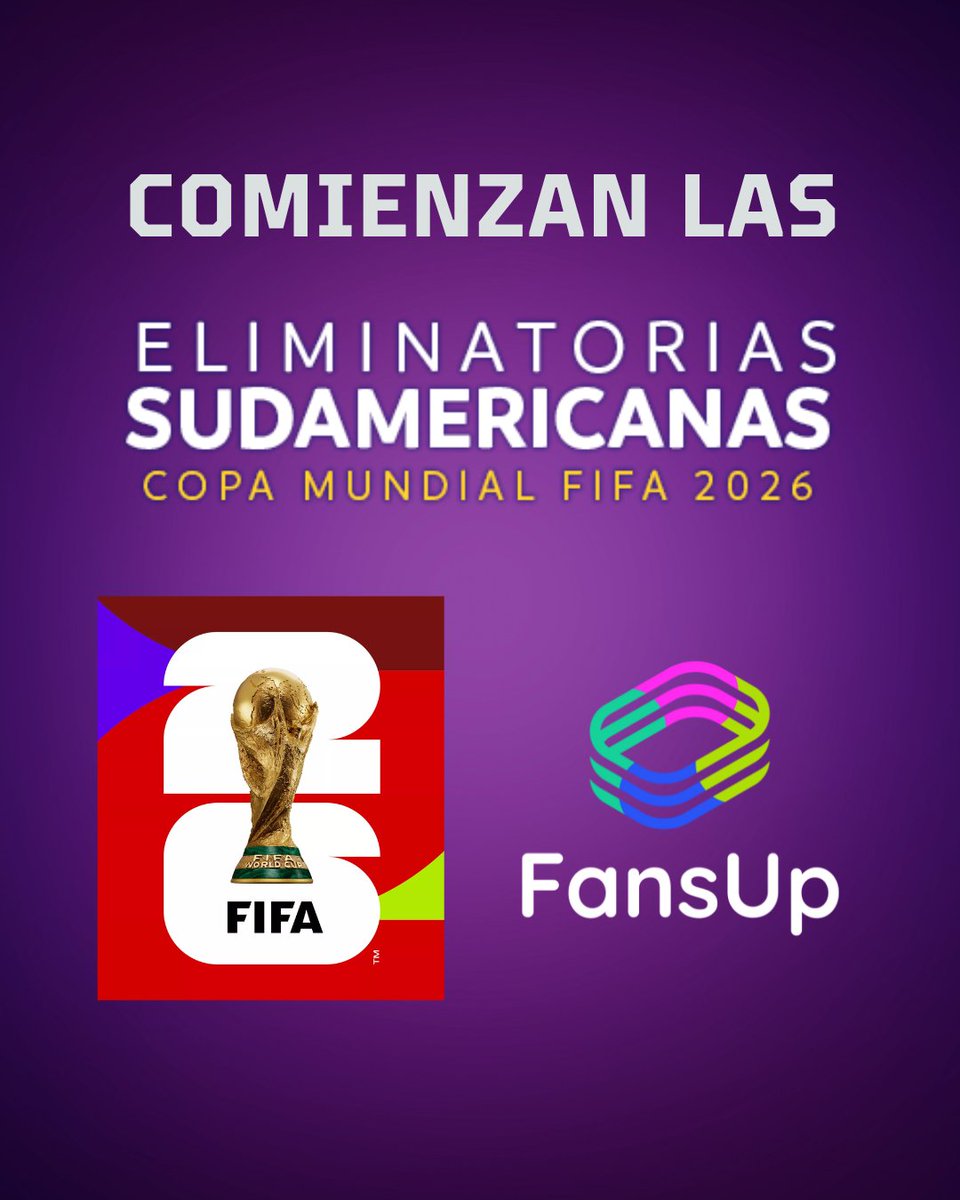 FansupApp's tweet photo. 🌟 ¡Comienzan las emocionantes Eliminatorias Sudamericanas rumbo a la Copa del Mundo 2026! 🌟

Hilo 🧵 (1/5) https://t.co/4ArwQrdC2A