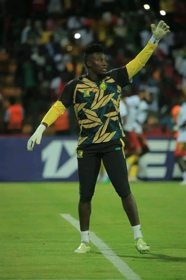 OUR MAN OF THE MATCH, ANDRE ONANA🧤.  

#AFCON2023Q 
#CMRBUR