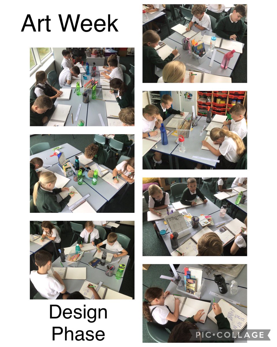 OJS_Year4's tweet photo. We’ve enjoyed drawing our designs today and then practising skills before making our vessels tomorrow. They have been designed to hold an electric tea-light but we are thinking they may have other uses such as holding jewellery, marbles, coins etc. Tomorrow may get messy! #OJSArt https://t.co/jQoNuV3dAx