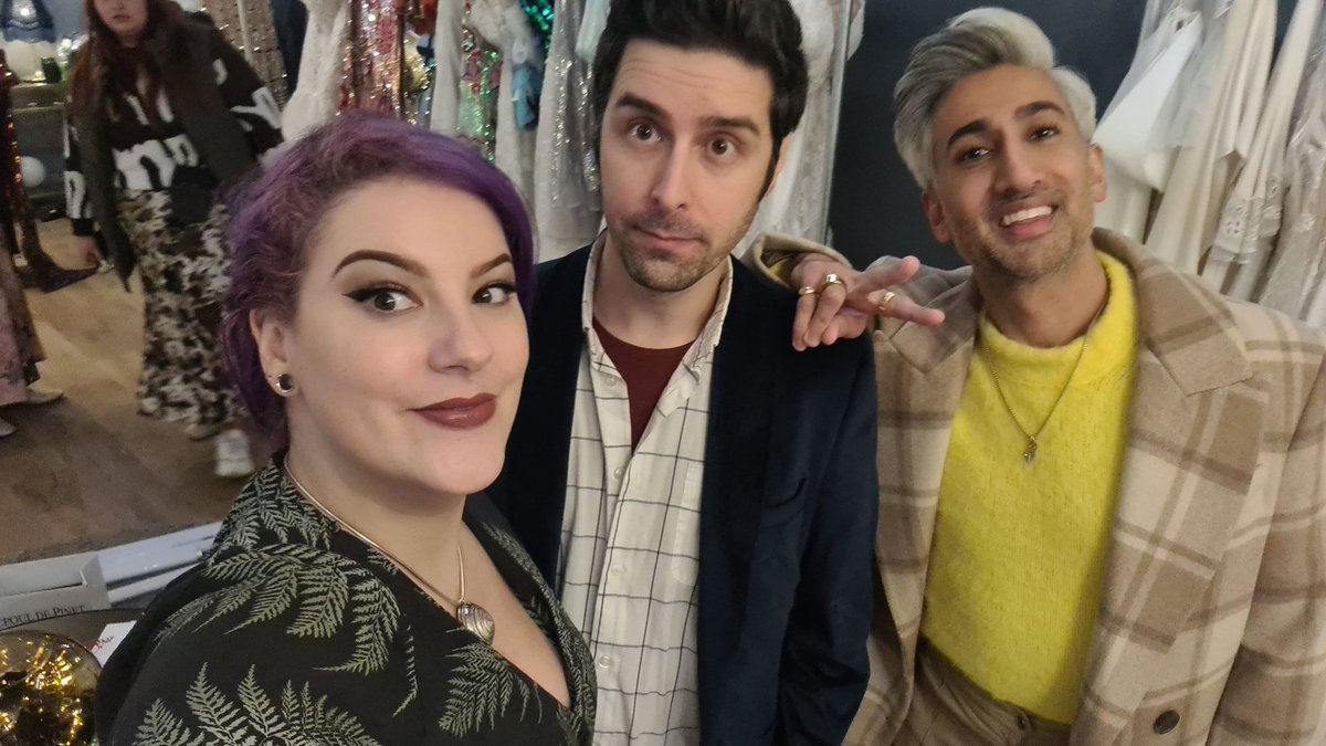 Im not allowed to see, but you are, tune in tomorrow night 10pm on <a href="/reallychannel/">Really Channel</a> and <a href="/discoveryplusUK/">discovery+ UK</a> to see me &amp; <a href="/JaszVegas/">Jasz Vegas</a> on Say Yes to the Dress, hosted by <a href="/tanfrance/">Tan France</a>