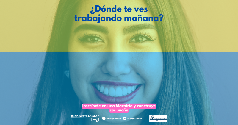 ortegaygassetmx's tweet photo. Estudia una Maestría en línea y #ConéctateAlSaber

Más información en: https://t.co/9HMQnHWSTK https://t.co/vxhj7co7xL