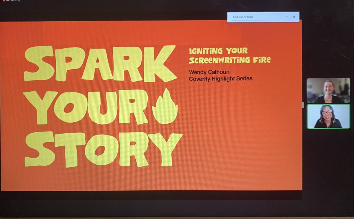 Thank you <a href="/coverfly/">Coverfly</a> and <a href="/wendycalhoun/">Wendy Calhoun</a> for the wonderful webinar! It was informative and so incredibly inspiring 🔥