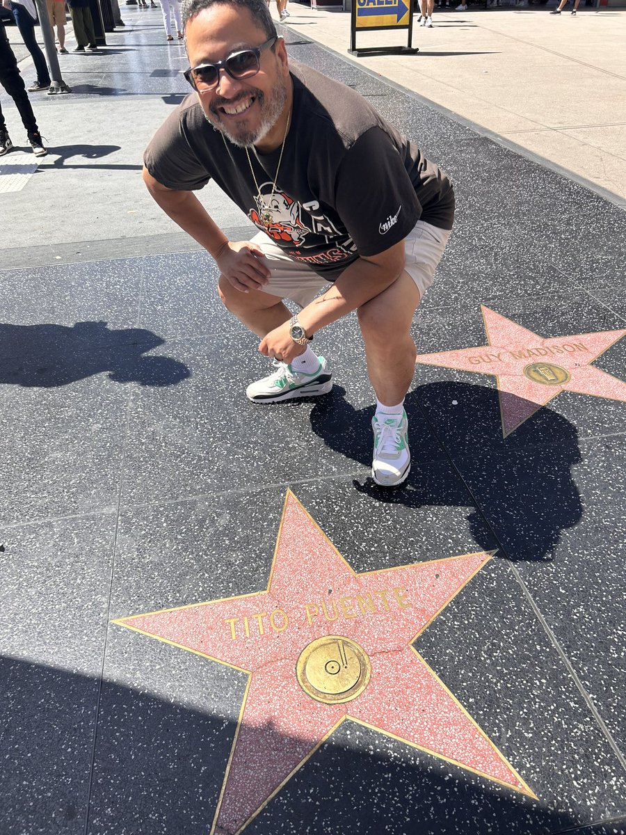 EdOliveras1's tweet photo. Visiting Hollywood CA., The walk of Fame (Tito Puente). https://t.co/GJeTWPGwaH