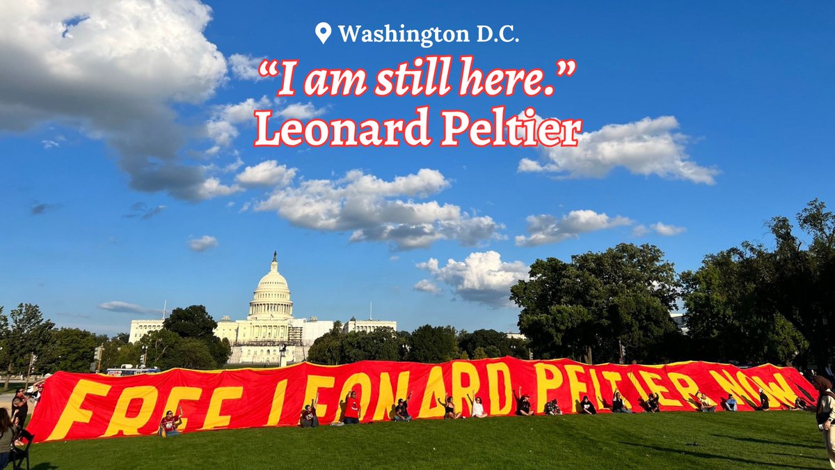 Today, far from his traditional homelands & relatives, #LeonardPeltier turns 79 years old. Despite his innocence, Mr. Peltier has spent nearly five decades of his life in a maximum security prison. He is the longest-serving Political Prisoner in US history. Photo: @nickwestes