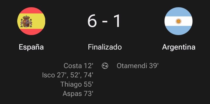 Castiillo_Rm's tweet photo. A España se le da muy bien golear a selecciones de mierda eh, somos los mejores. https://t.co/RJ78Vji6c5