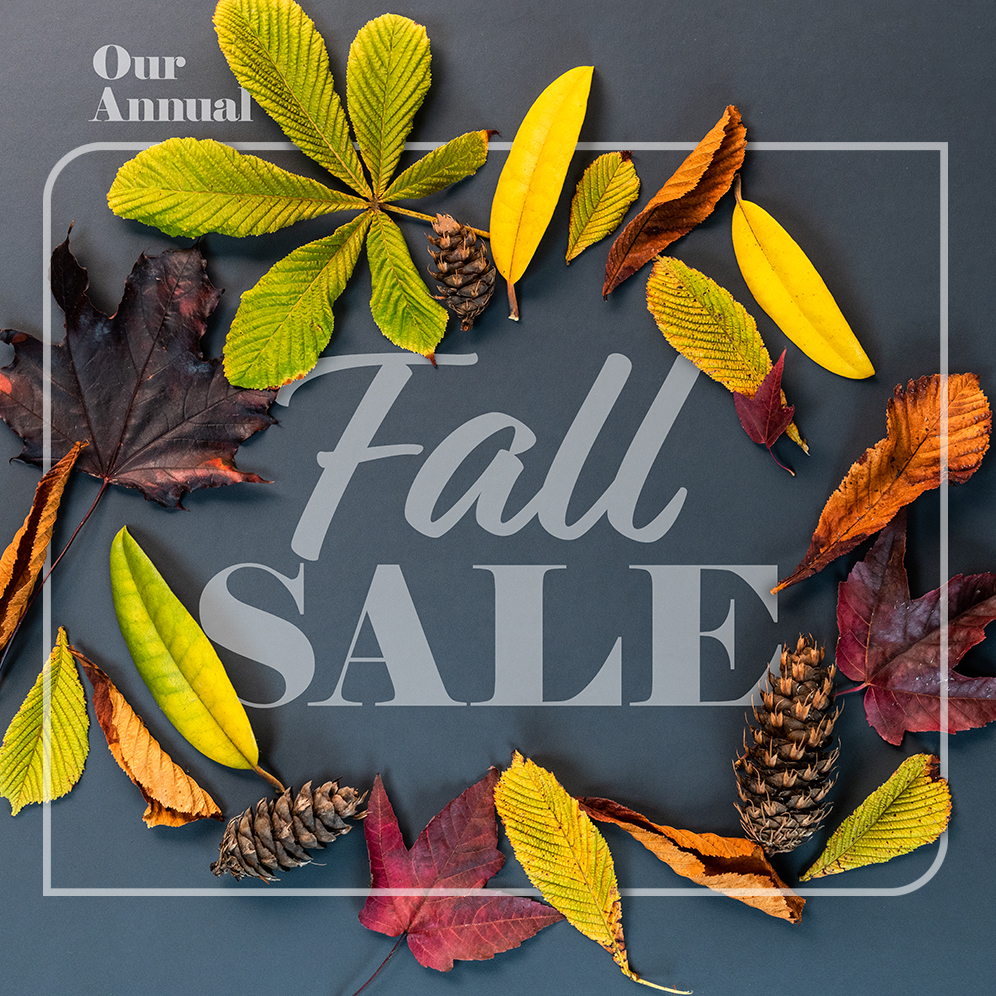 PSA 🚩 Our Annual Fall Sale starts today! Get 10% off site wide through Oct. 2nd 🙌