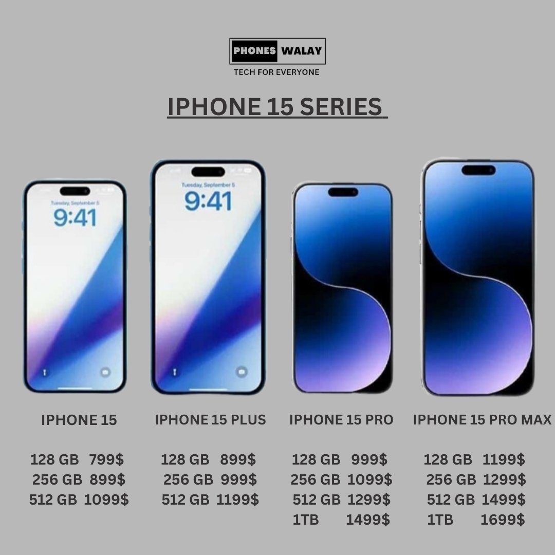 PhoneWalay's tweet photo. IPhone 15 series prices...???

Read more: https://t.co/KkgueEeZed https://t.co/9pCxHgOaS9