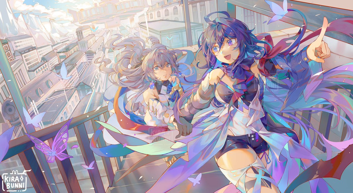 Bronya and Seele 」|kira 🌸⭐️のイラスト