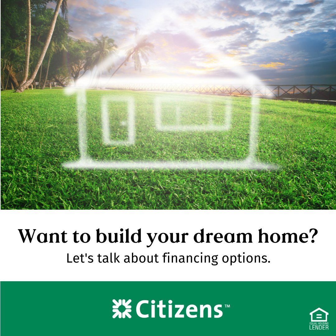 RoskophRich's tweet photo. If you dream it, you could achieve it! Let’s talk about financing options for your home build.

#Citizens #CitizensHomeMortgage #Mortgage #CitizensColleague #Lender #HomeLoan #LoanOfficer #CustomBuild #NewConstruction #ConstructionLoan https://t.co/GNYNN8zP9b