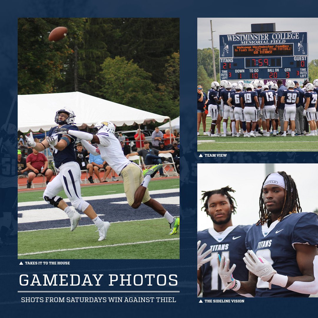 Shots from Saturdays WIN over Thiel! 🚾⚔️

#EARNYOURSWORD | #TITANUP