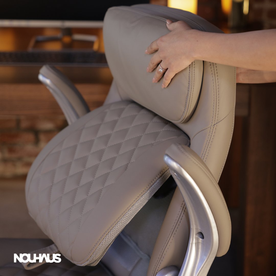 nouhaus's tweet image. No more slouching or discomfort – the Nouhaus posture chair has got my back, quite literally! 😅🪑 

#BackSupport #NouhausSolutions #nouhaus #ergonomic #ergonomicchair #posture #officechair