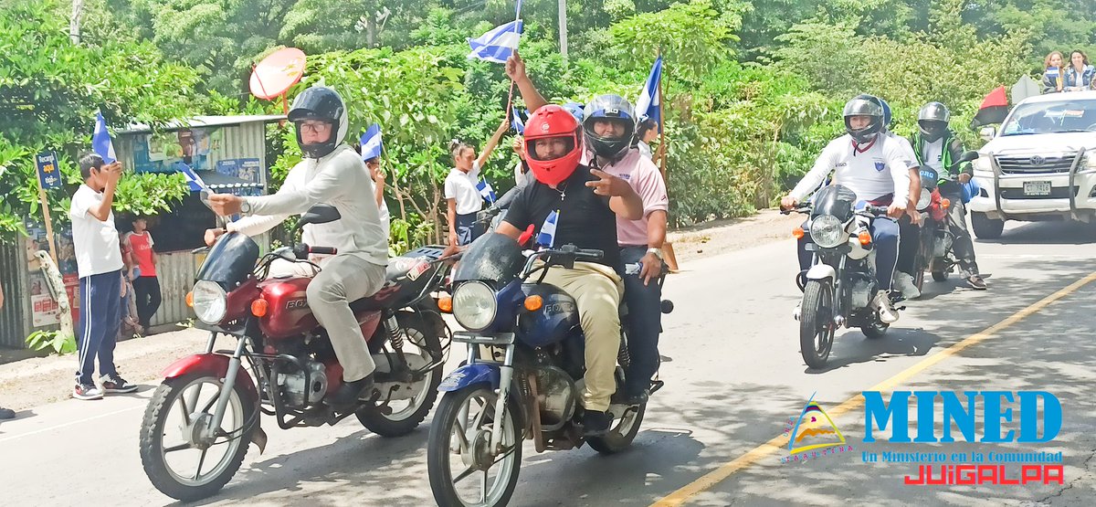 🔰#MINEDJuigalpa | 🇳🇮 Recibimiento de la Antorcha de la Libertad y Unión Centroamericana en Nuestro Territorio.🥳🎉
🇳🇮🇳🇮¡Am❤️r a Nicaragua! 🇳🇮🇳🇮
#AmorANicaragua
#PatriaBenditaYLibre 
#SoberaniaEnMiTierra
#EnVictoriasEducativas
<a href="/minednicaragua/">Ministerio de Educación Nicaragua</a> @LilliamHerreraM
<a href="/salvadorVang/">Salvador Vanegas G</a>