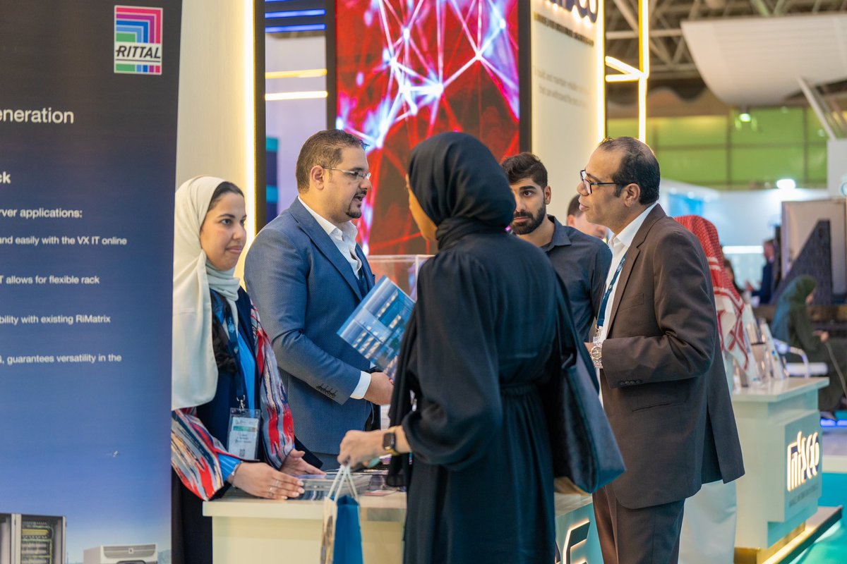 Misco_009's tweet photo. The second day of Al Mawalej information sustems co  Company’s participation in the 2023 Infrastructure Exhibition

Corner number 1C31

#SaudiInfrastructure https://t.co/FJPBVjrZDx