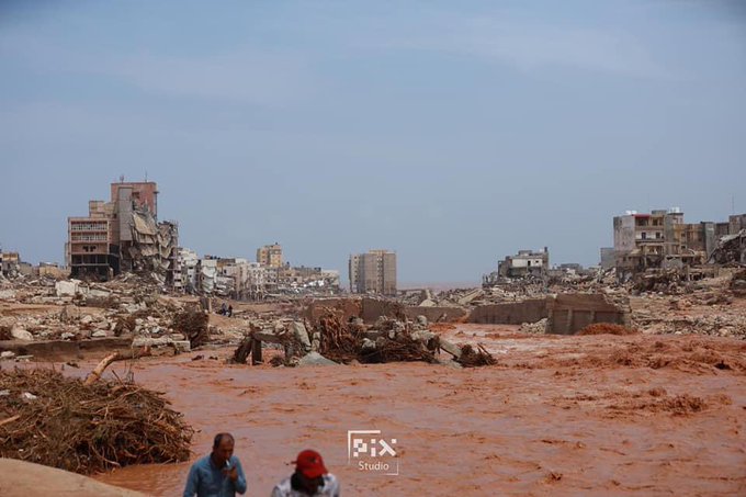 el7gareslam's tweet photo. The city of Derna has become a disaster-stricken city. There are still many bodies of missing people under rescue, but the capabilities are very weak. We appeal to the world to provide rescue teams.
#PrayForLibya
#savelibya
#saveDerna https://t.co/b4krxtjAlP