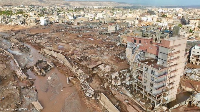 el7gareslam's tweet photo. The city of Derna has become a disaster-stricken city. There are still many bodies of missing people under rescue, but the capabilities are very weak. We appeal to the world to provide rescue teams.
#PrayForLibya
#savelibya
#saveDerna https://t.co/b4krxtjAlP