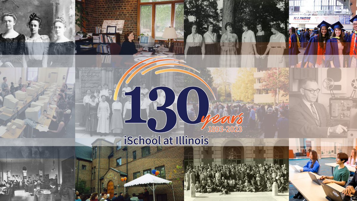 iSchoolUI's tweet photo. Alumni, faculty, and staff are invited to attend a reception to celebrate the 130th anniversary of the #iSchoolUI and the 75th anniversary of our PhD program at the @iHotel in Champaign, IL on Monday, October 2. RSVP by this Friday!:  https://t.co/VGGCOM6NMq 🎉 https://t.co/YRu7cc5np6