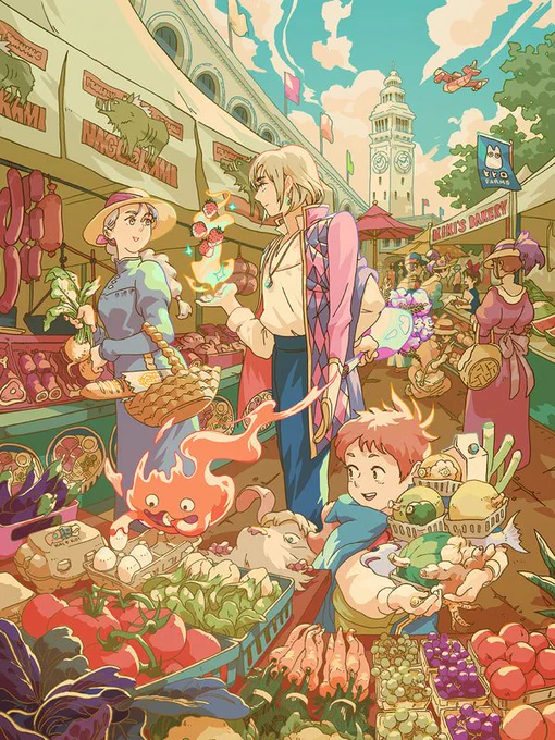 Illustration | Howl's Moving   