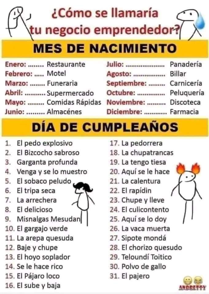 almonrey_'s tweet photo. @VelasqCelia @perromalandro33 @el_karadepapa @WarriorDaih @YaNoSoyTuIdiota @Koyoteenpino #Infernus
De los creadores 
#SoyMiPropioJefe 
Gracias abu 🌹
Como se llamaria tú negocio ?

@32bladimir
@83_lizbeth
@abyspellman
@Angy_Bird75
@Aracely54051891
@Ariam21723
@AlbaCedeoZaval1
El mió sería 

Restaurante venga y se lo muestro 😅😂🤣 https://t.co/0T9lcbj00c