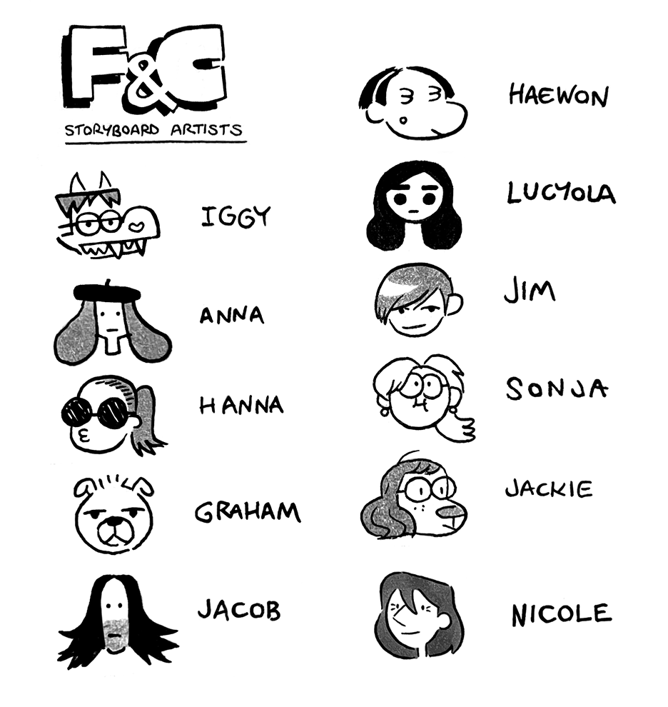 Adventure Time: Finn &amp; Cake writer/board artists