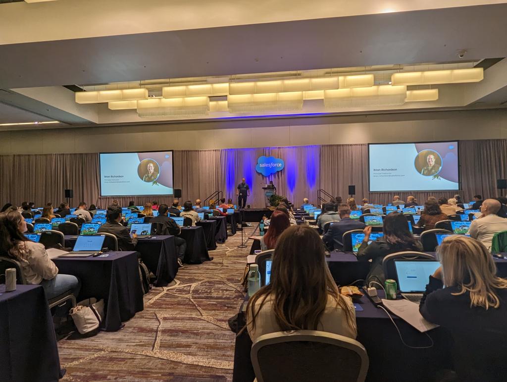 Super packed <a href="/trailhead/">Trailhead</a> Hands-On Workshop with <a href="/B__Richardson/">Brian Richardson</a> and Ram Subramani on  Engaging Your Audience with Interactive Email at #df23!