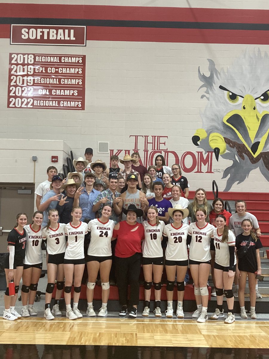 Kingman takes 1-0 lead in the Cowboy Challenge.  #TheKingdom