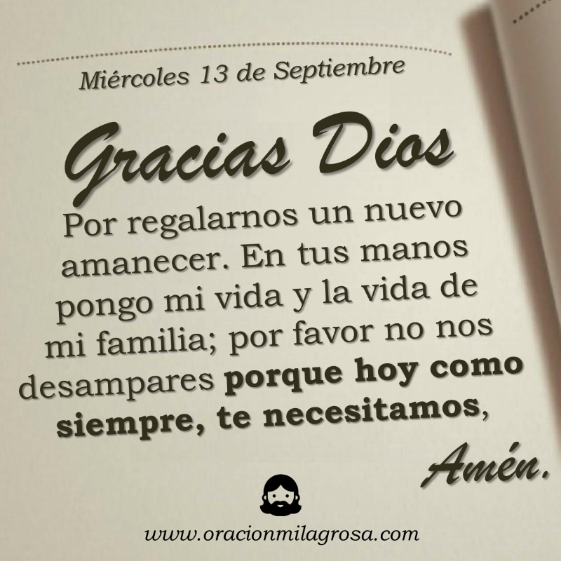 oracion_milagro's tweet photo. Oración para el miércoles 13 de septiembre de 2023: https://t.co/xRjWDJt7xQ