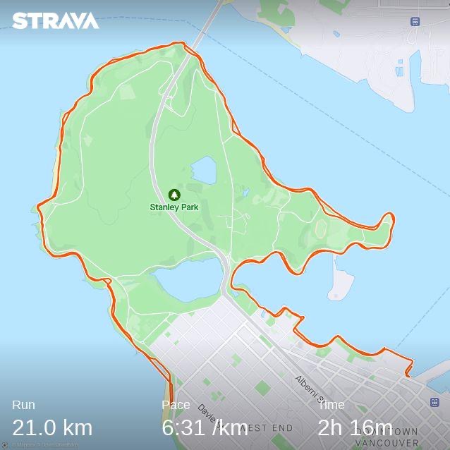 Dulu, gw selalu amazed melihat log Strava-nya Casey Neistat, yang suka lari 20-30km siang2. Gw pikir, nggak panaskah? 

Tapi gw sendiri pengen punya fleksibilitas buat lari di siang hari sih, penasaran aja.

Sampai akhirnya, gw coba waktu lagi di Vancouver. Disana ternyata
